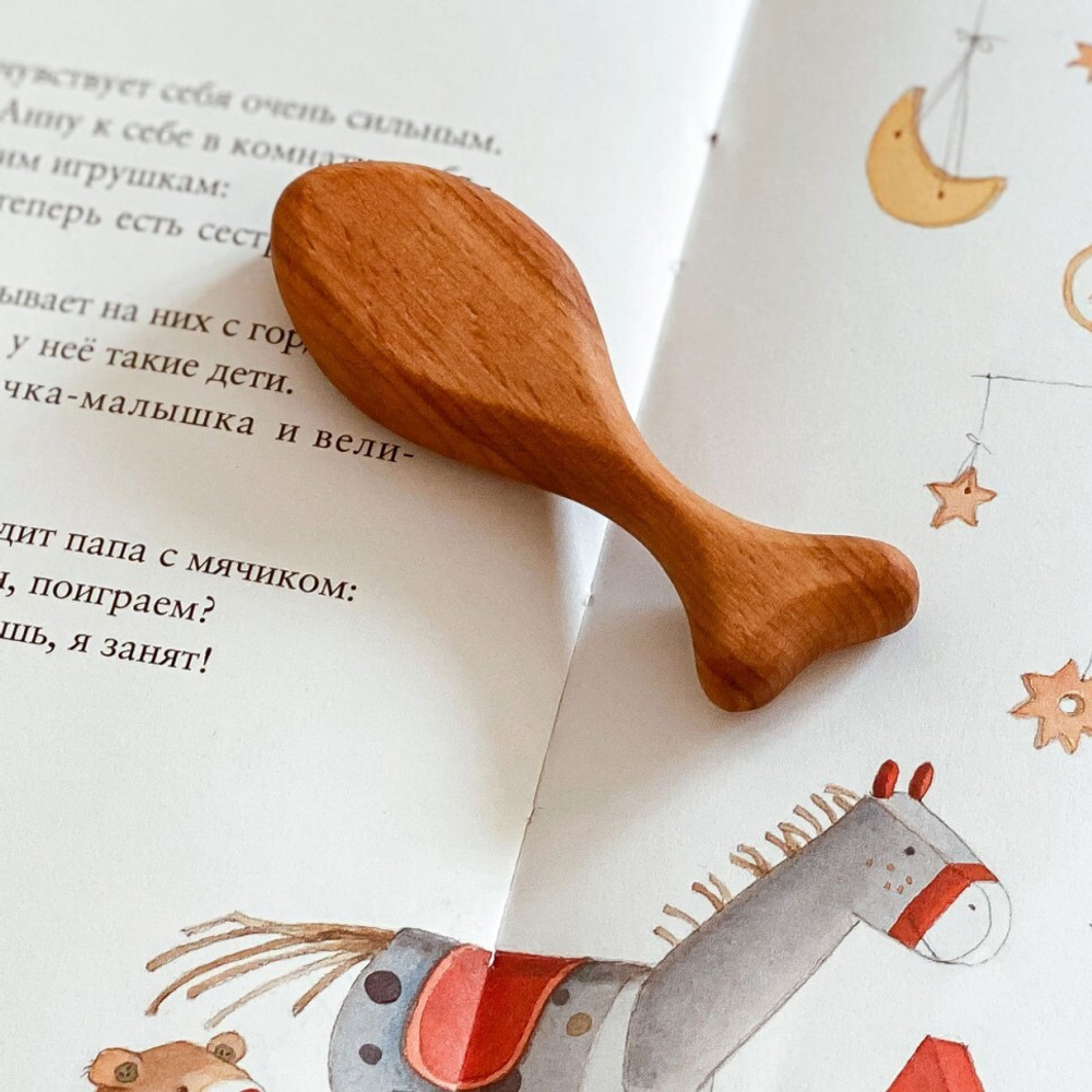 Деревянный грызунок Рыбка Леснушки