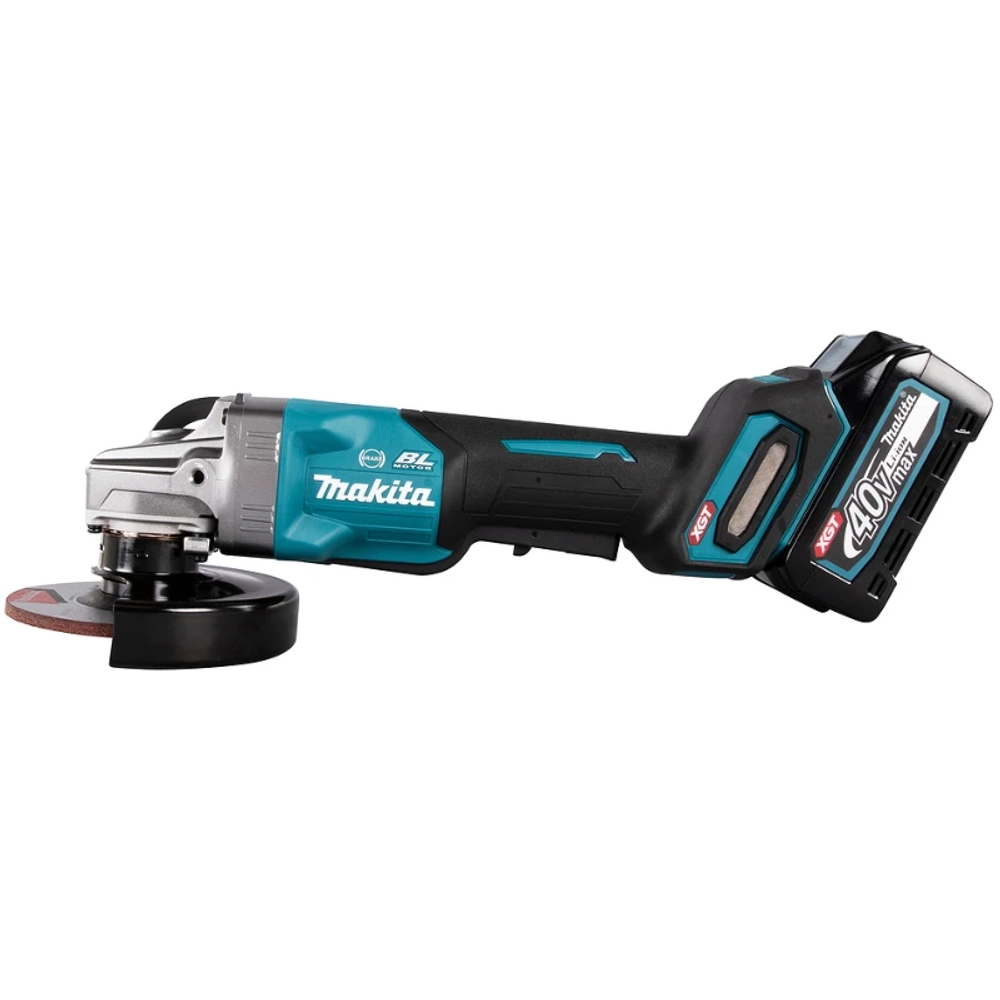 Makita GA013GM201 машина шлифовальная угловая аккумуляторная ( 2 x 4 Ач, З/У) GA013GM201