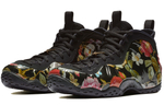 Nike Foamposite One Floral Blisters Help Retro Basketball Shoes in Black