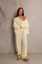 Брюки OVER из трикотажа