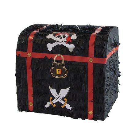 Пиньята "Пиратский сундук черный"