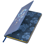 Блокнот А5 (143x210 мм) BRAUBERG VISTA "Rose" под кожу твердый срез фольга 80 л. (2 штуки в упаковке)
