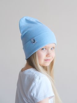 Шапка трикотажная РИО(Голубой мел)