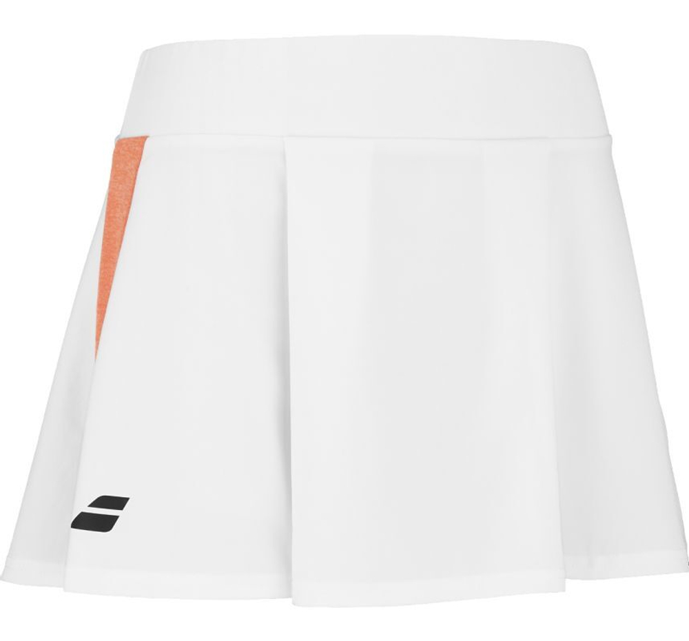 Юбка для девочки теннисная Babolat Play Girl - белый