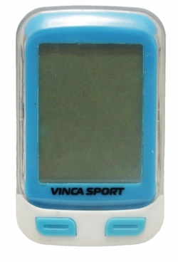 Компьютер проводной, 12 функций, синий, инд.уп. Vinca Sport V-3500 blue