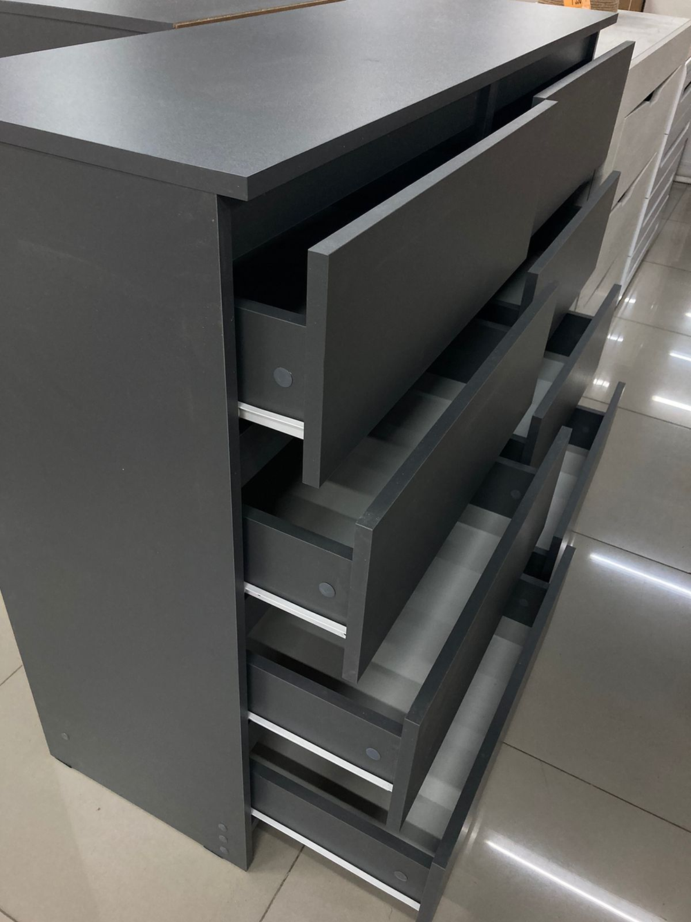 Комод Мори МК 1200.8 Графит