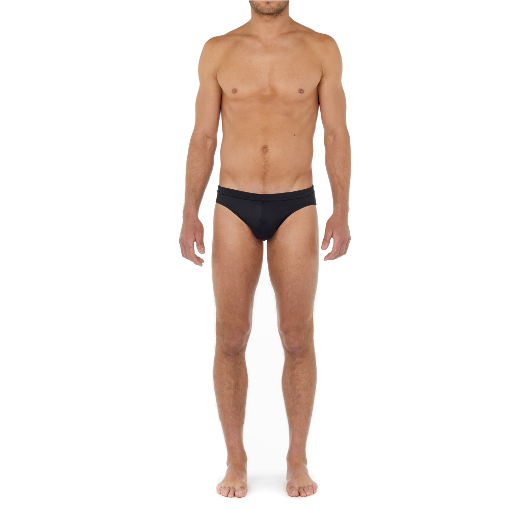 Мужские плавки черные HOM SEA LIFE Swim Mini Briefs 402534_400004