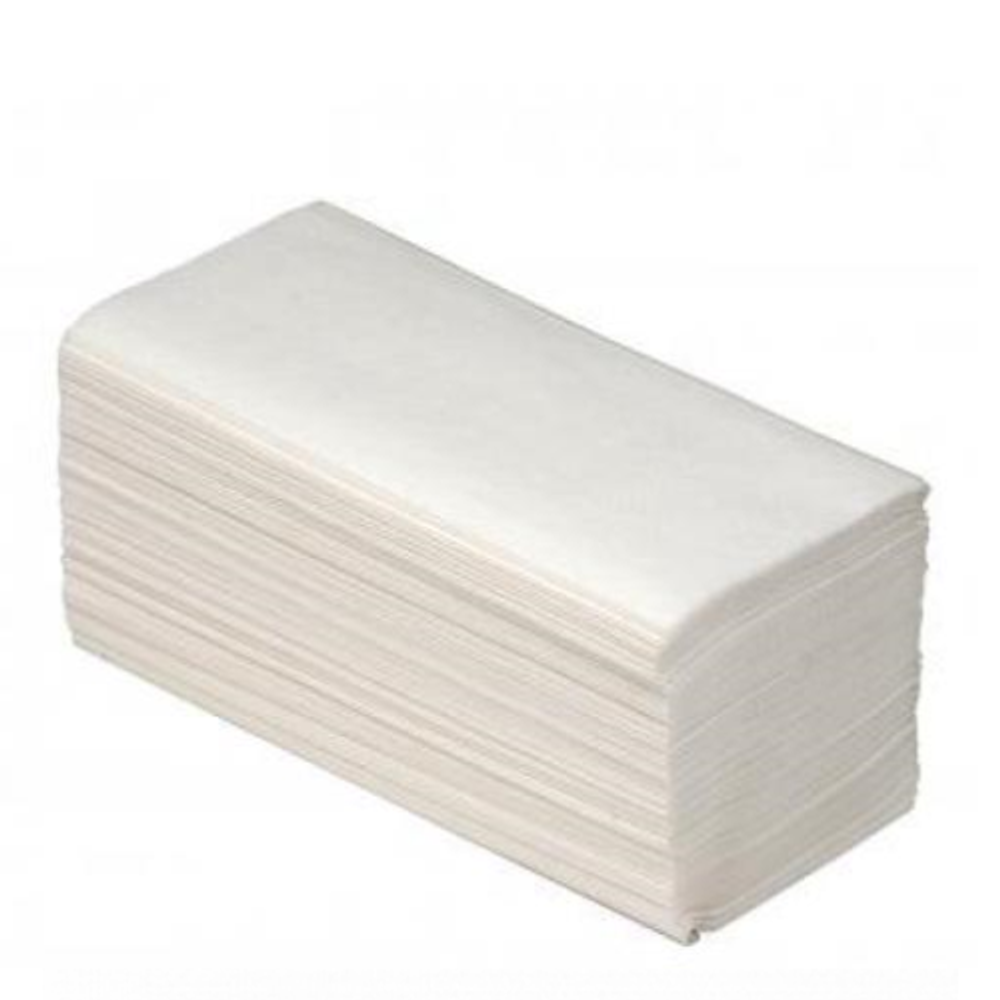 Полотенце бумажное V-сложение 1слой Veiro (1уп.=200листов/1пак=20уп.) Белое