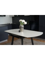 Стол кухонный Белый 140(80)х140х74 см