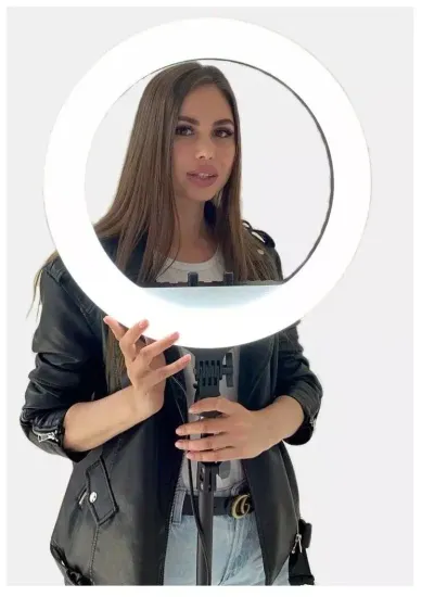 Кольцевая светодиодная LED лампа RL-18 Soft Ring Light 45см с пультом