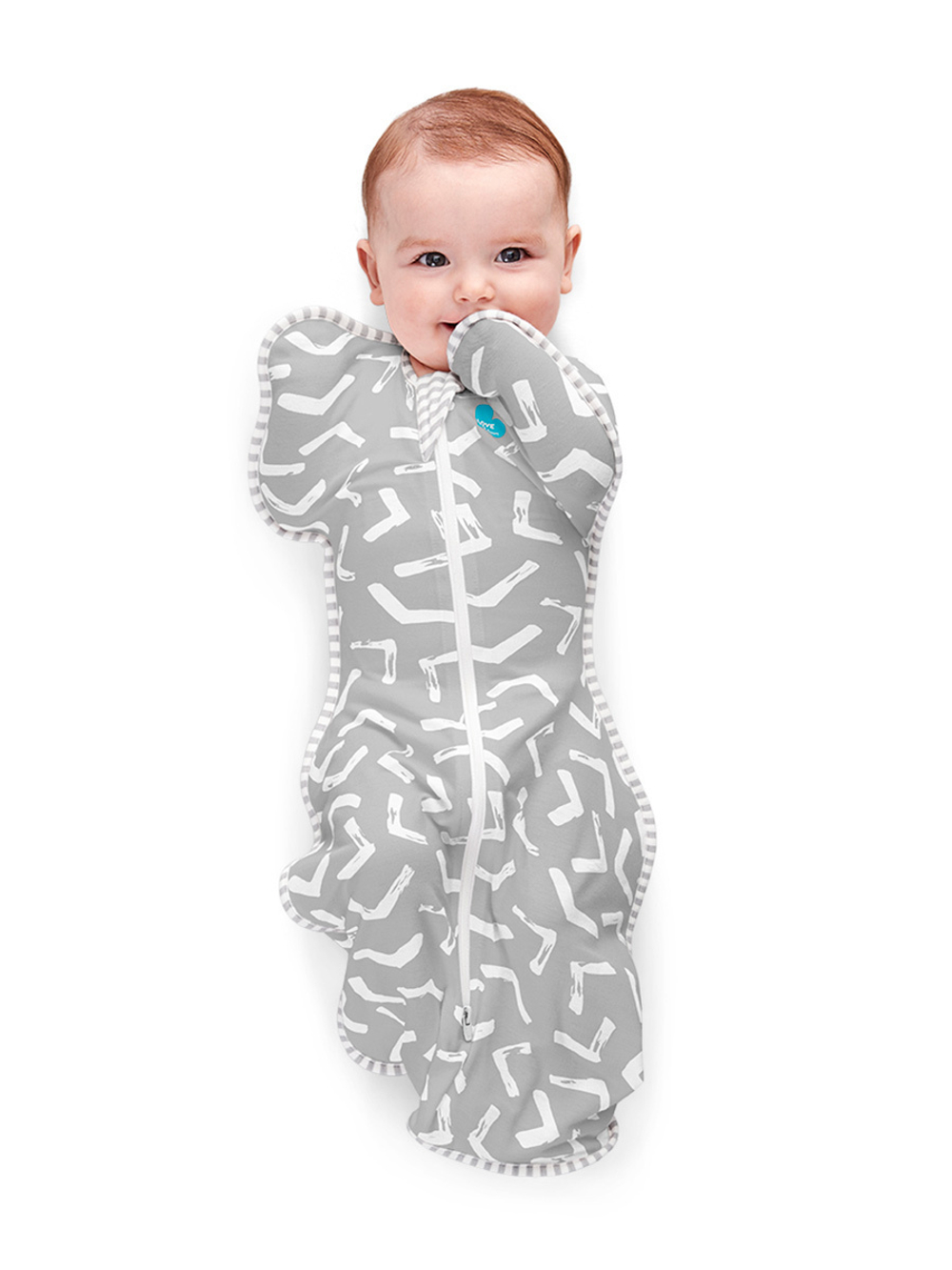 Спальный мешочек 1-го этапа Love To Dream Swaddle UP Bamboo Серый_2