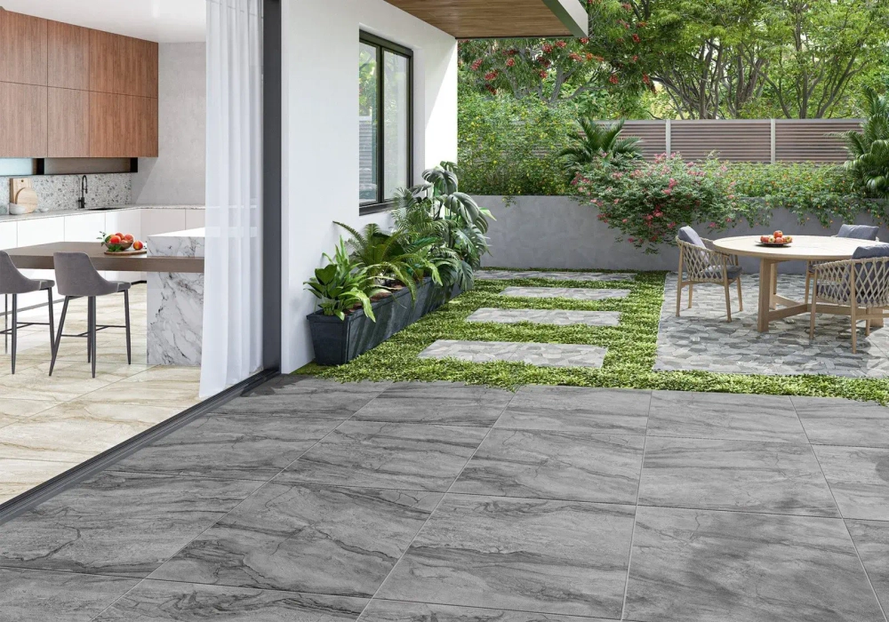 Керамогранит Alma Ceramica GFU60120BTC70L Bottichino 60x120 черный лаппатированный под камень