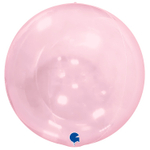 Шар полимерный Сфера Bubble 3D 38 см (Розовый)