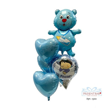 Воздушный сет на выписку мальчика