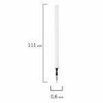 Стержень шариковый объёмный Brauberg Distant 3000, синий, игла, 0.5мм, 111мм