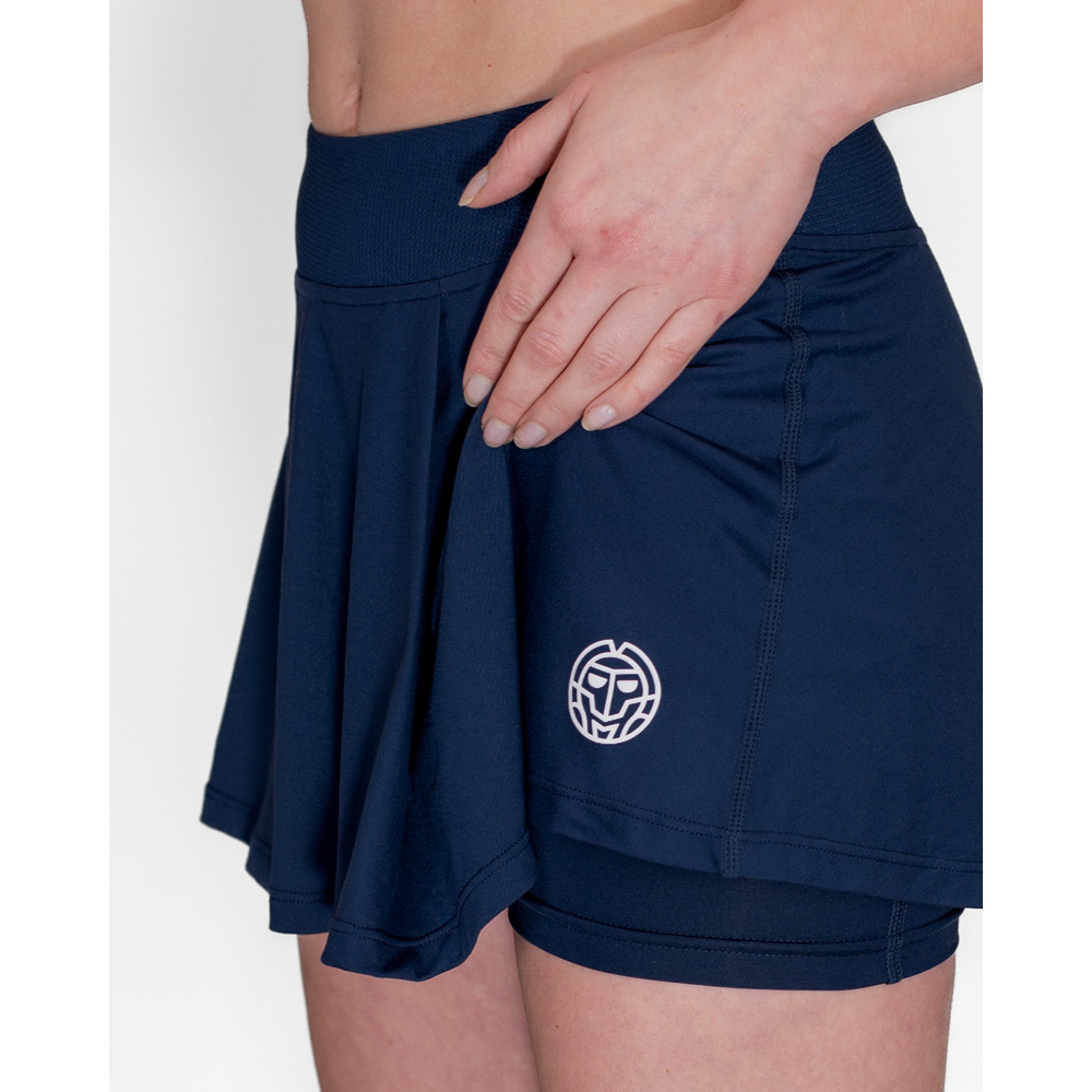 ОДЕЖДА ДЛЯ ТЕННИСА Женская, Юбка BIDI BADU CREW WAVY SKORT .