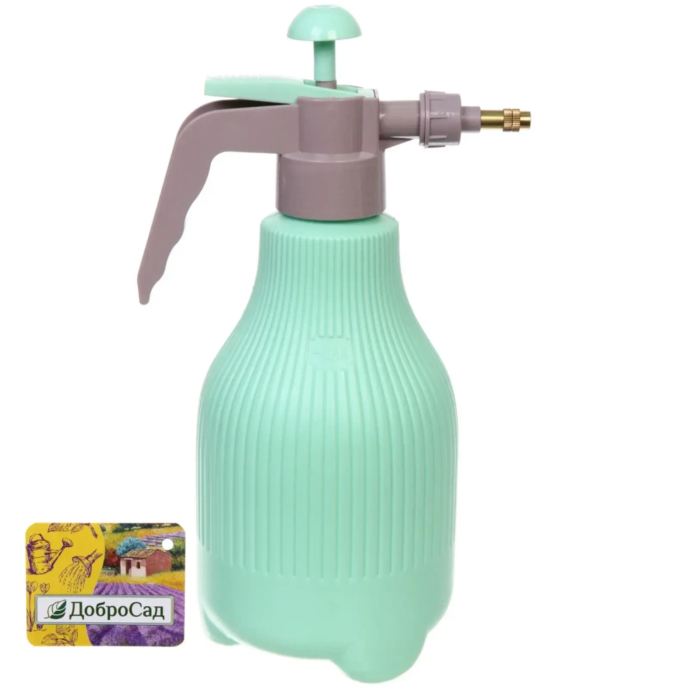 Опрыскиватель помповый 1,5л «Моне» зеленый ДоброСад