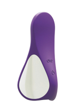 Перезаряжаемый клиторальный стимулятор ежевичного цвета (Цвет: фиолетовый)