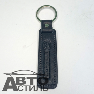 Брелок для ключей Кожа  МАЗДА MAZDA  (Плоский)