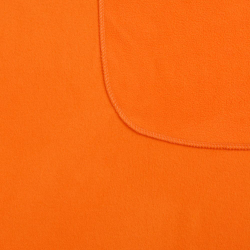 Флисовый плед Warm&Peace XL, оранжевый