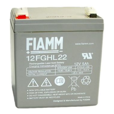 Аккумуляторы FIAMM 12FGHL22 - фото 1