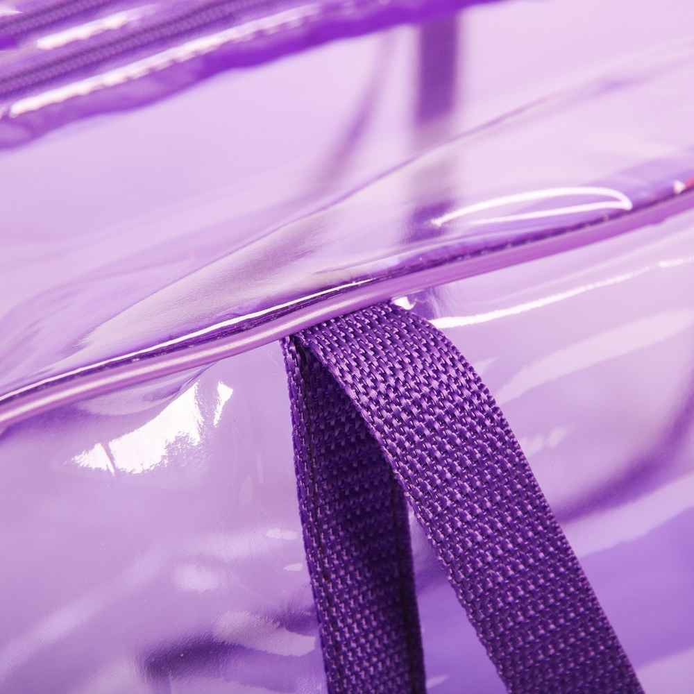 4697523 Сумка в роддом 30х50х25, цветной ПВХ, цвет фиолетовый