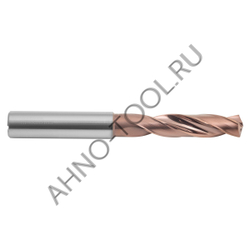 Сверло 10.1мм монолитное твердосплавное 3D с подводом СОЖ. SP-X801031010 VHM AHNO