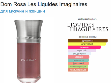 LIQUIDES IMAGINAIRES DOM ROSA 100ml (duty free парфюмерия))