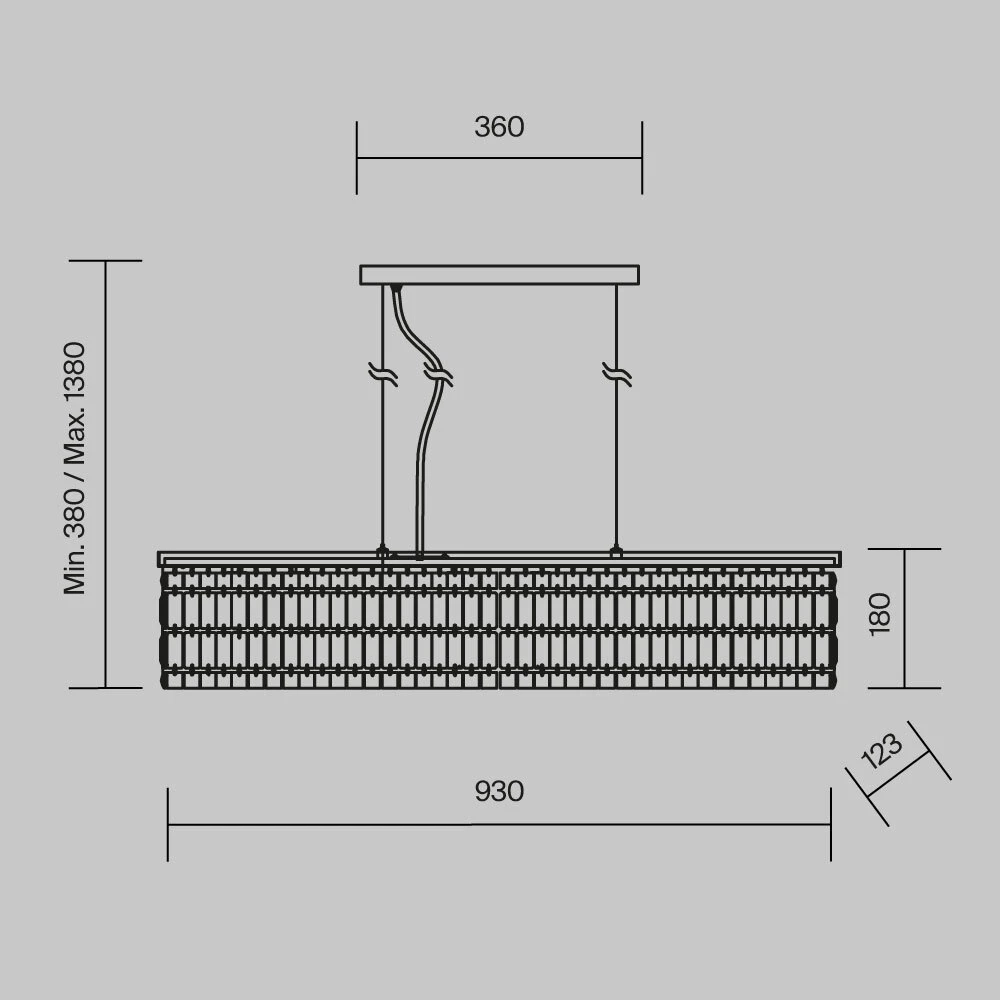 Подвесная люстра Maytoni DUNE DIA005PL-06CH
