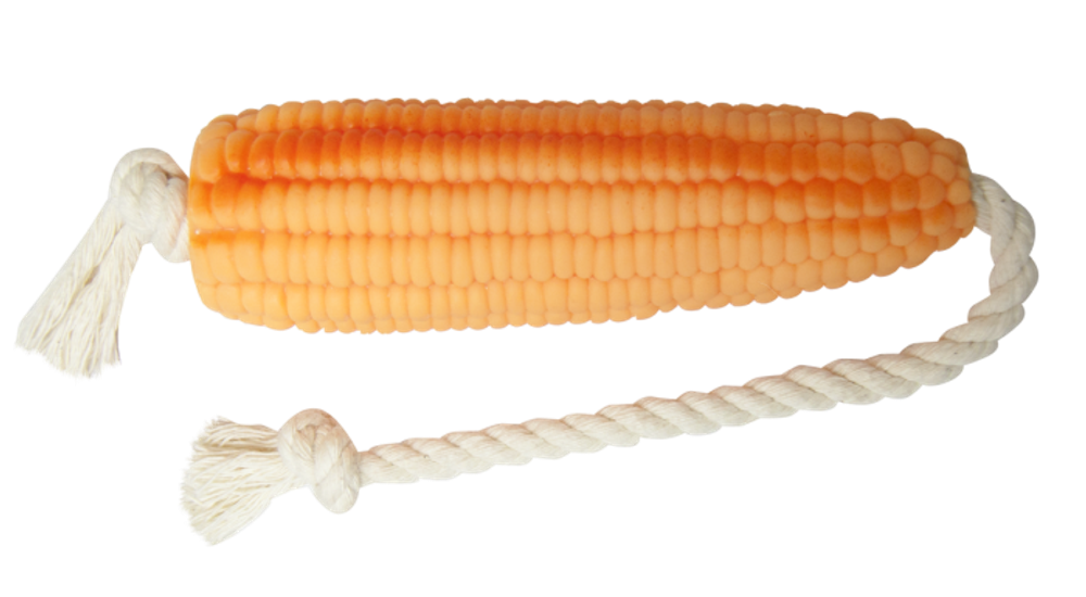 Игрушка Зооник кукуруза на веревке - 15 см