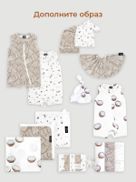 Песочник без рукавов Mjölk Sleep and Play Кляксы