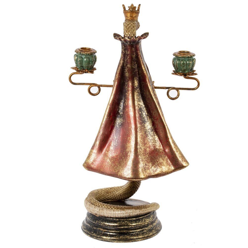 GAEM Подсвечник "Змея", D свечи 2,5 см, L28 W20 H49 см