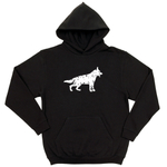 Толстовка "Овчарка - набросок"