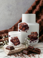 Трансфер переводной - декаль для свечей и гипса десерты 010