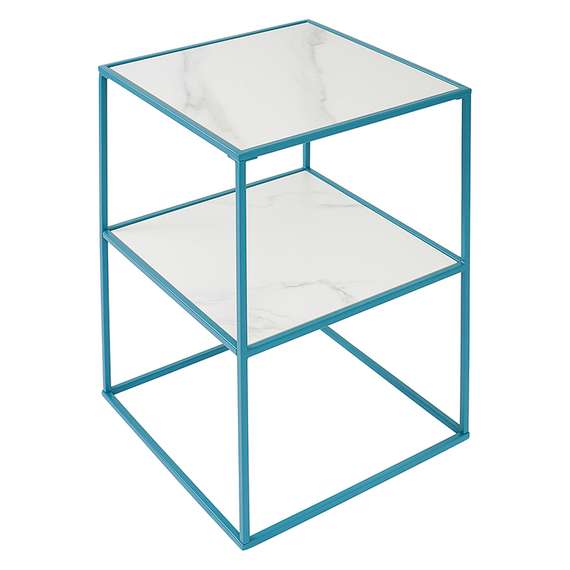 Столик приставной Mayen, 38х38 см, бирюзовый