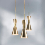 816011 Люстра DUMO 1х40W E14 ЛАТУНЬ/ЗОЛОТО