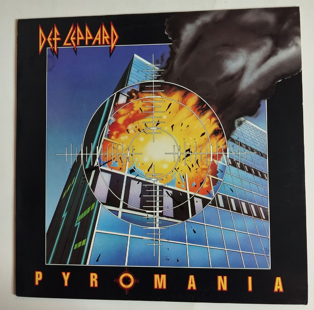 Винтажная виниловая пластинка LP Def Leppard Pyromania (Holland 1983)