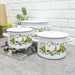 Набор кастрюль "Оливки-маслины"