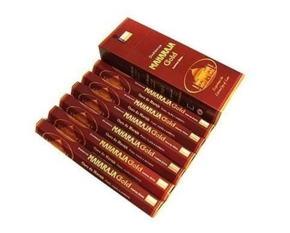 Darshan Maharaja Gold шестигранник Благовоние Золото Махараджи