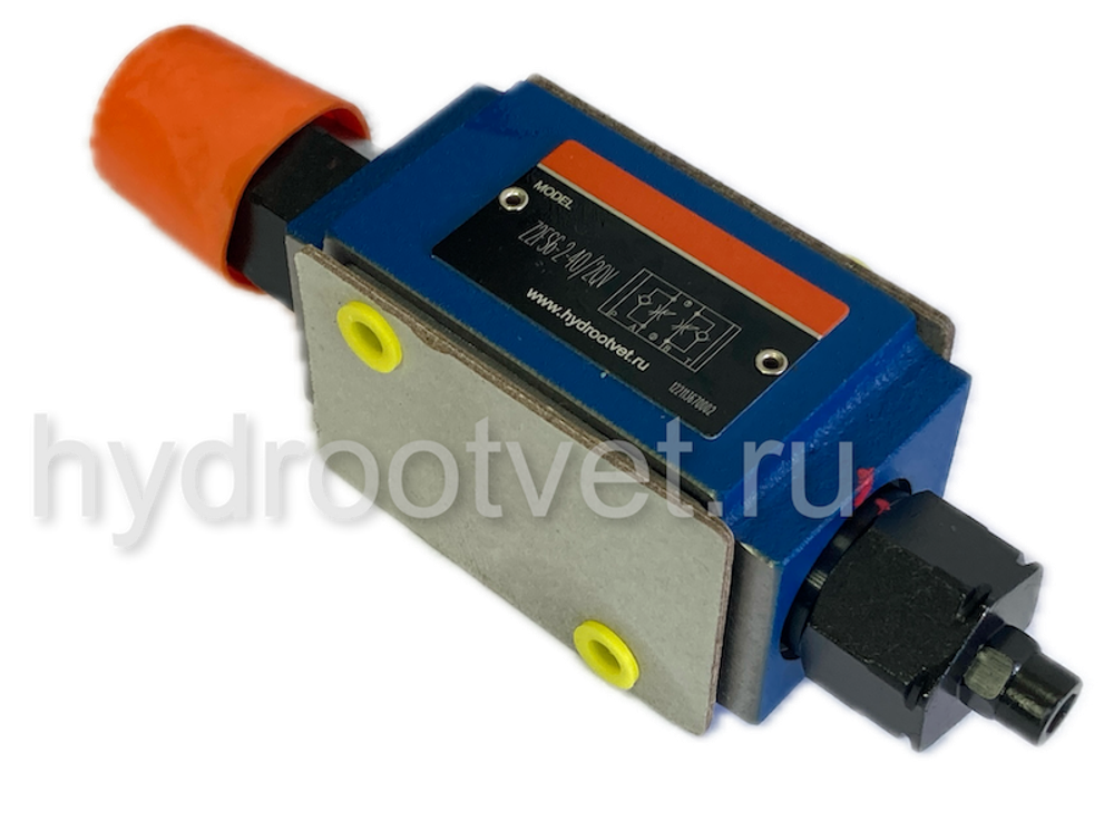 Z2FS6-2-4X/1QV - Дроссель Ду 6 модульного монтажа, в канале А и В, настройка 1Q = Точная