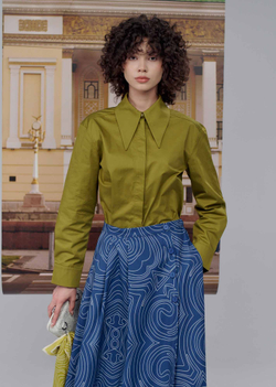 Юбка удлиненная print 291-04, M 2429