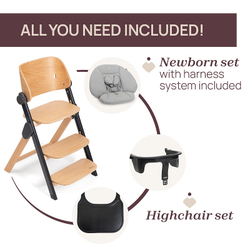 Стульчик для кормления Chicco Meraviglia растущий Ebony-черный