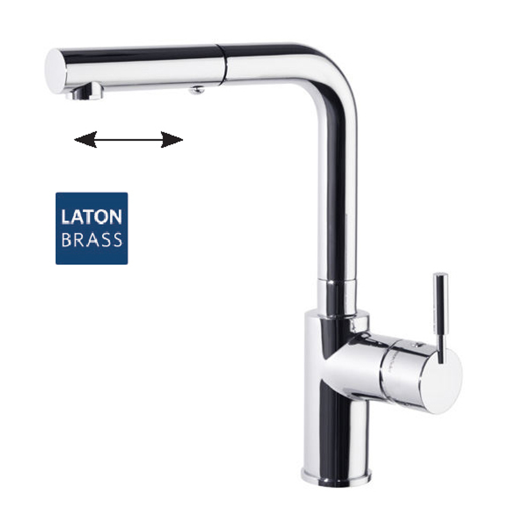 СНЯТ Смеситель для кухни с выдвижной лейкой ATICA 751901H1