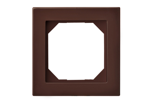 Рамка Одноместная Коричневая (Универсальный Монтаж) LIREGUS EPSILON