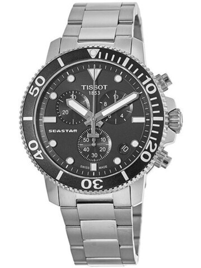 Швейцарские наручные часы Tissot T-Sport Seastar T120.417.11.051.00 с хронографом