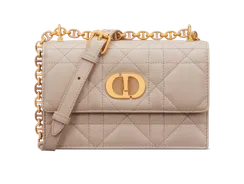 Мини-сумка Dior Miss Caro бежевый
