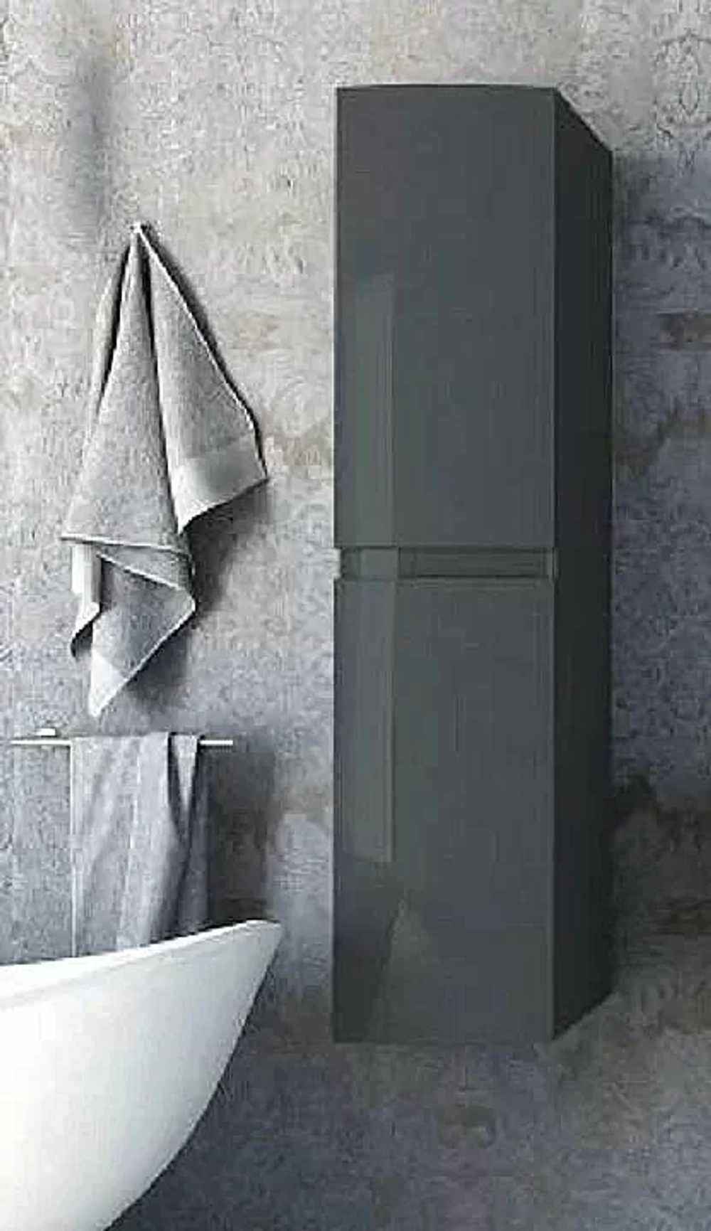 Колонна подвесная Cezares VAGUE 44327 Grigio talpa opaco