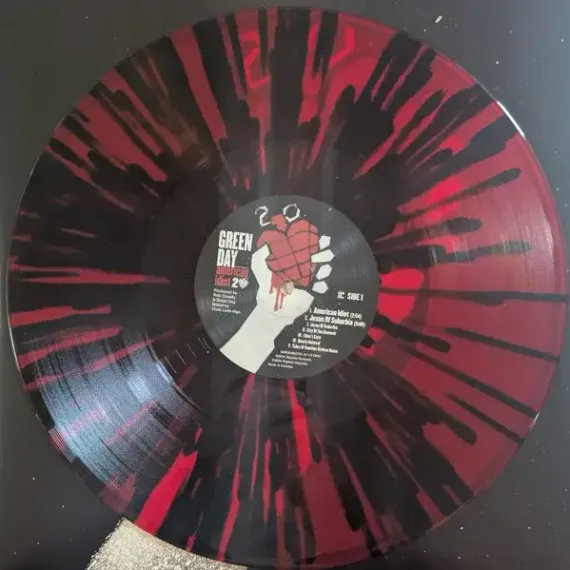 Green Day – American Idiot 20 - Red & Black Splatter 2LP