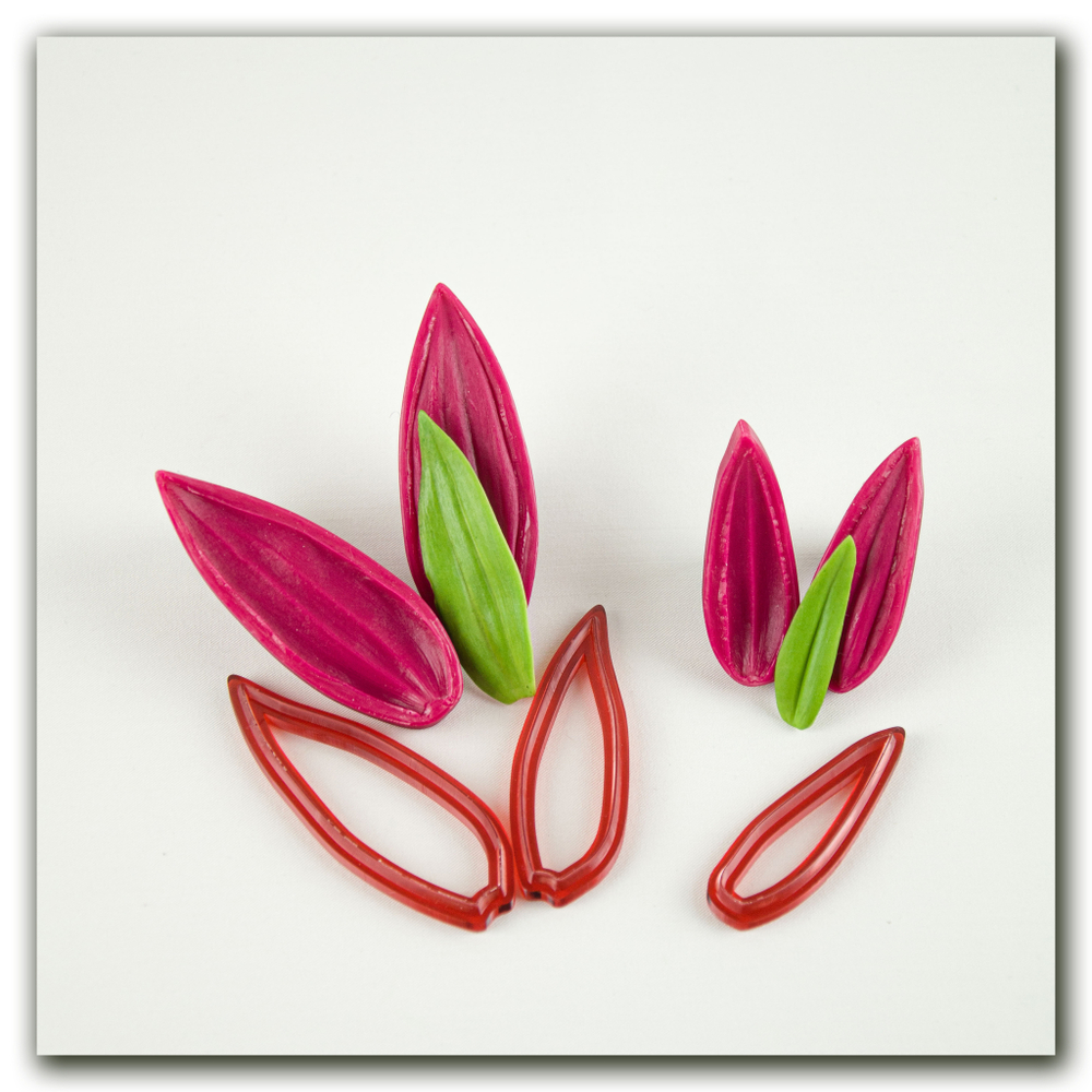 Листья лилии. Набор № 4