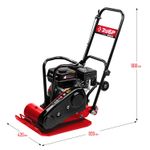 Виброплита бензиновая ЗУБР ВПБ-15 Г - [82 кг / 15 кН / PX180]